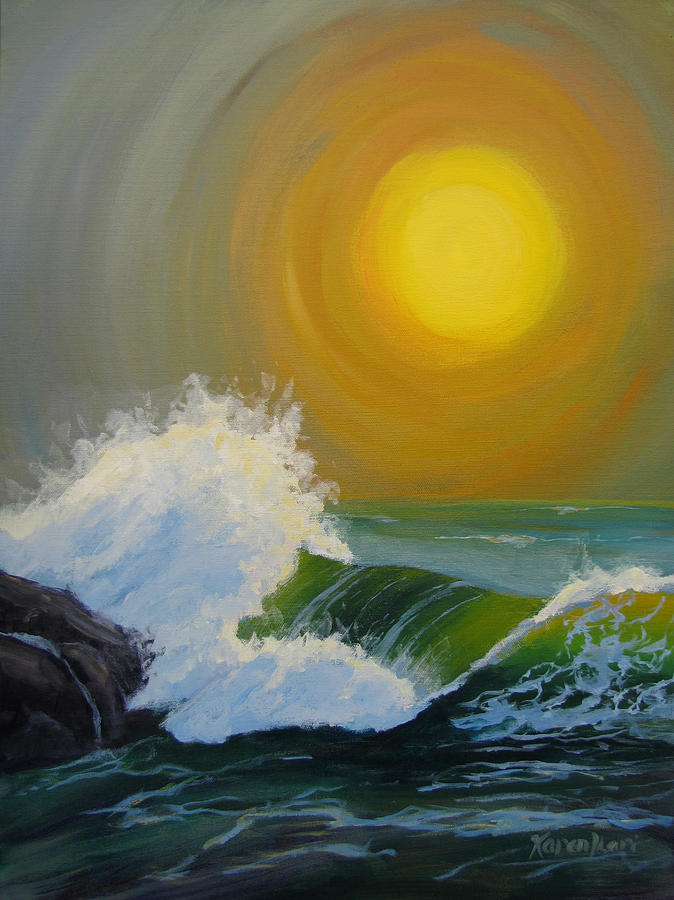 Inner Tide Painting by Karen Ilari