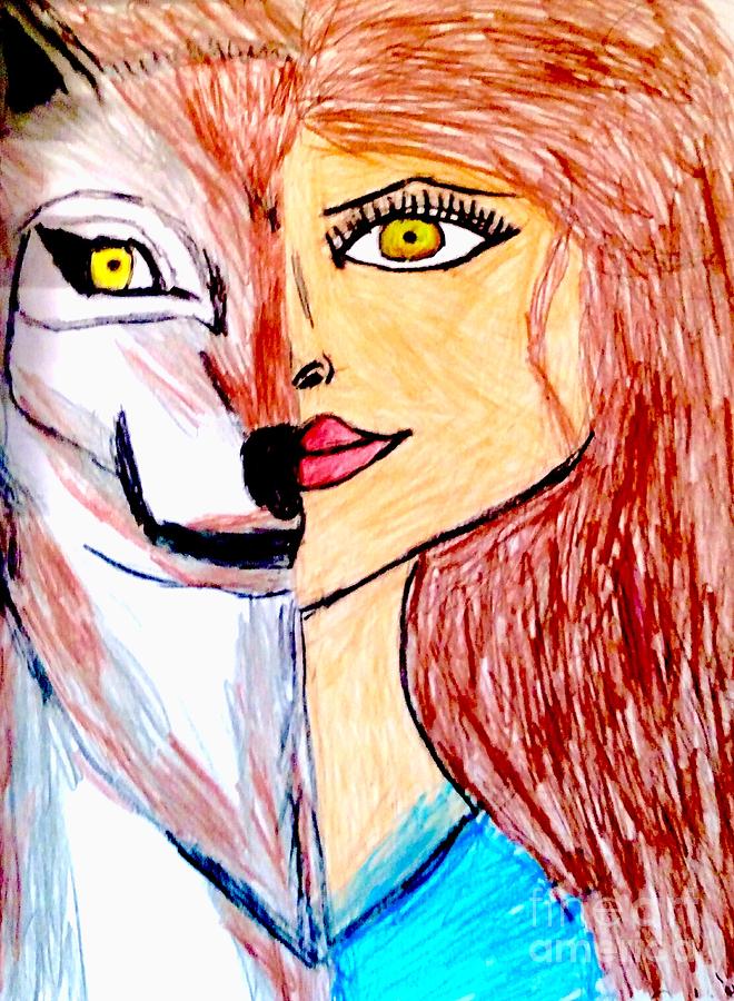 wolf spirit drawing