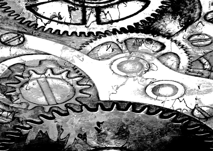 Inner Workings Black And White by Catherine Harms Inner Workings Black And White by Catherine Harms