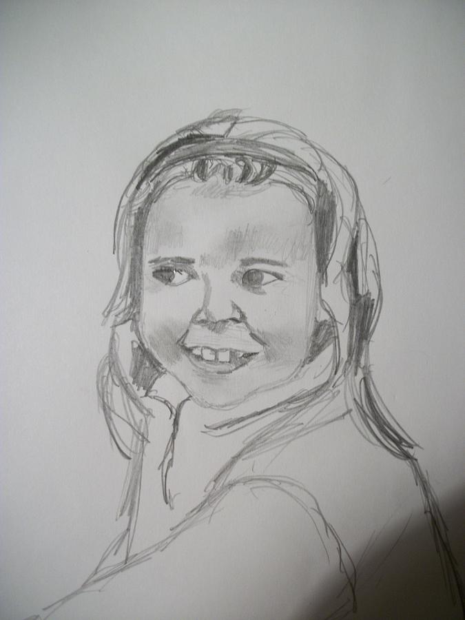 Innocence Drawing by Casey Bingham Fine Art America