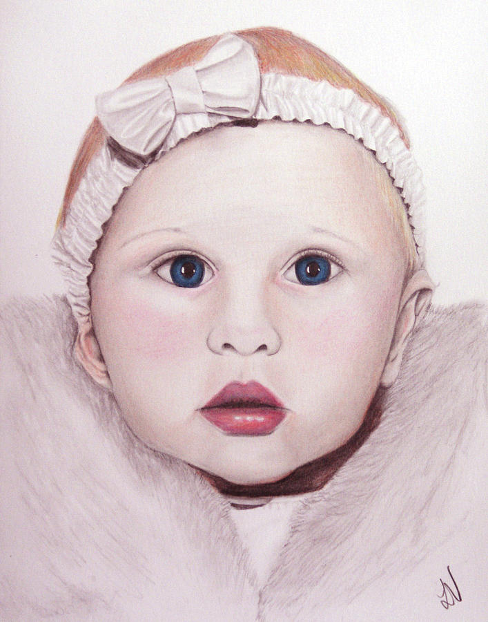 Innocence Drawing by Vinck Fine Art America