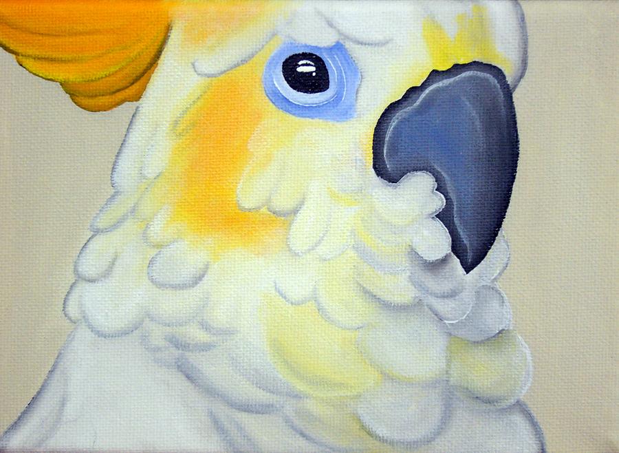 Cockatoo Painting - Innocence by Una  Miller