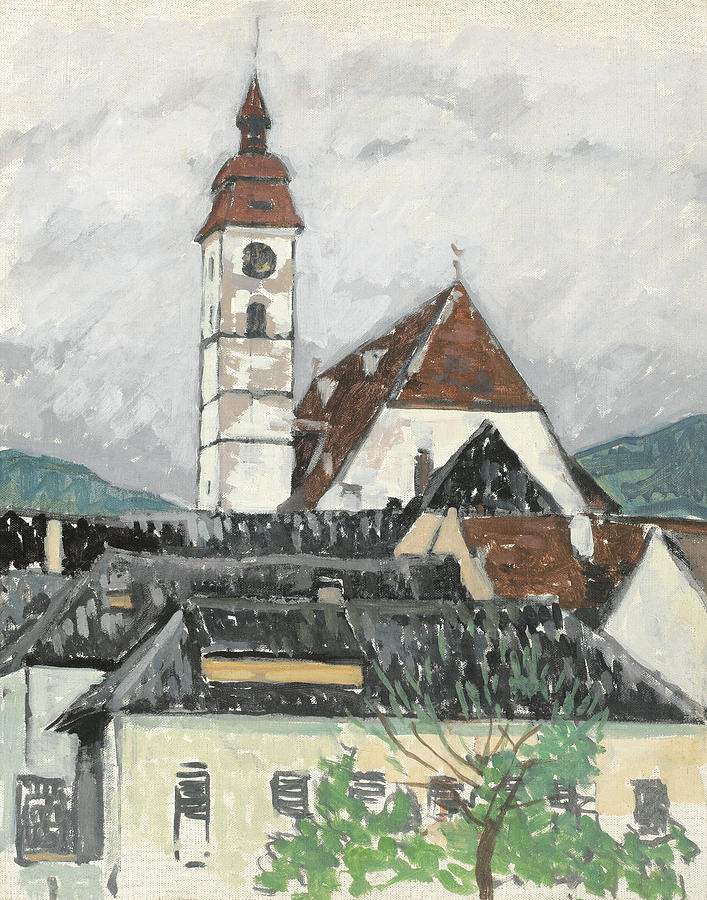 Innsbruck Church Painting by MotionAge Designs