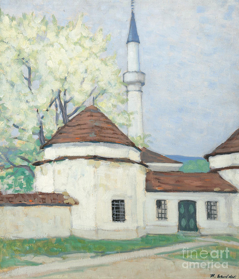 Innsbruck Mostar in the Spring Painting by MotionAge Designs