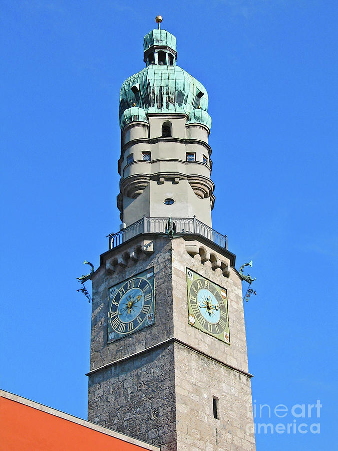 Innsbruck Watchtower Photograph by Ann Horn