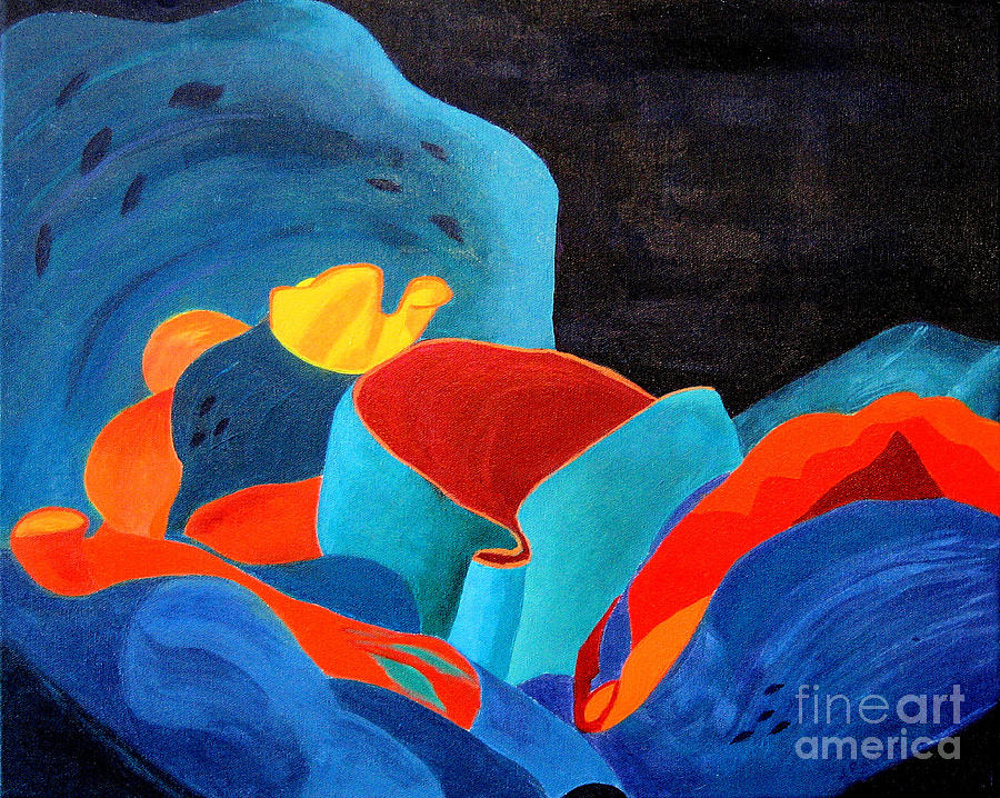 Inorganic Incandescence Painting by Lynne Reichhart