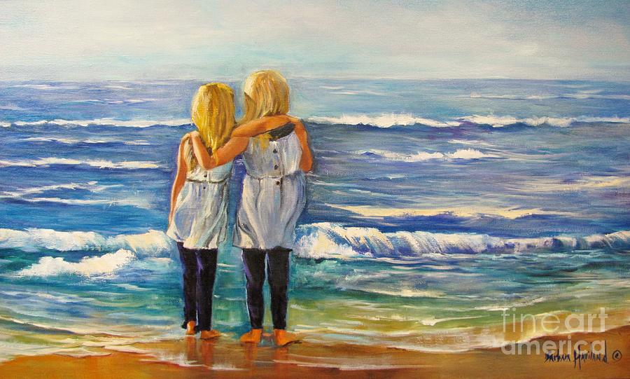 Inseparable Twins Painting by Barbara Haviland