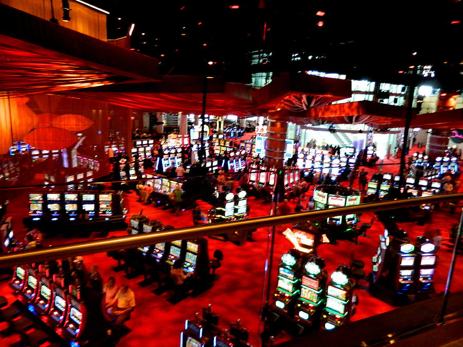 Casino Photograph - Inside a Casino by Arlane Crump