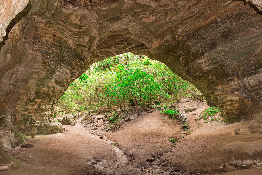 Inside a cave at the Ibitipoca Park Photograph by Valmir Braz Junior ...