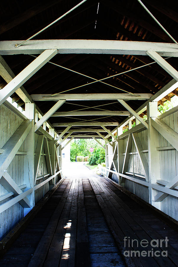 Inside a Covered Bridge Photograph by Kevin Gladwell