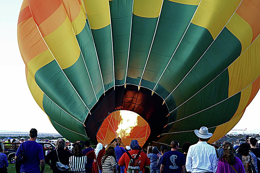 Inside a Hot Air Balloon Photograph by Karen McKenzie McAdoo