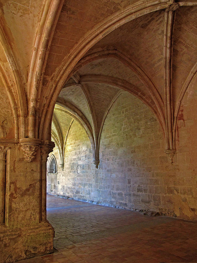 Inside a Monastery Dordogne France  Photograph by Dave Mills