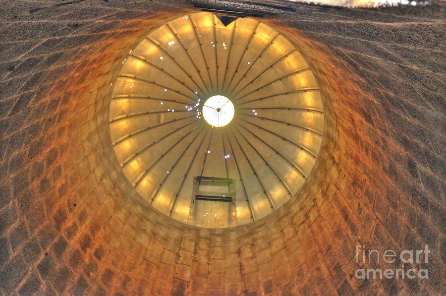 Abstract Photograph - Inside a Silo 2 by Miguel Celis