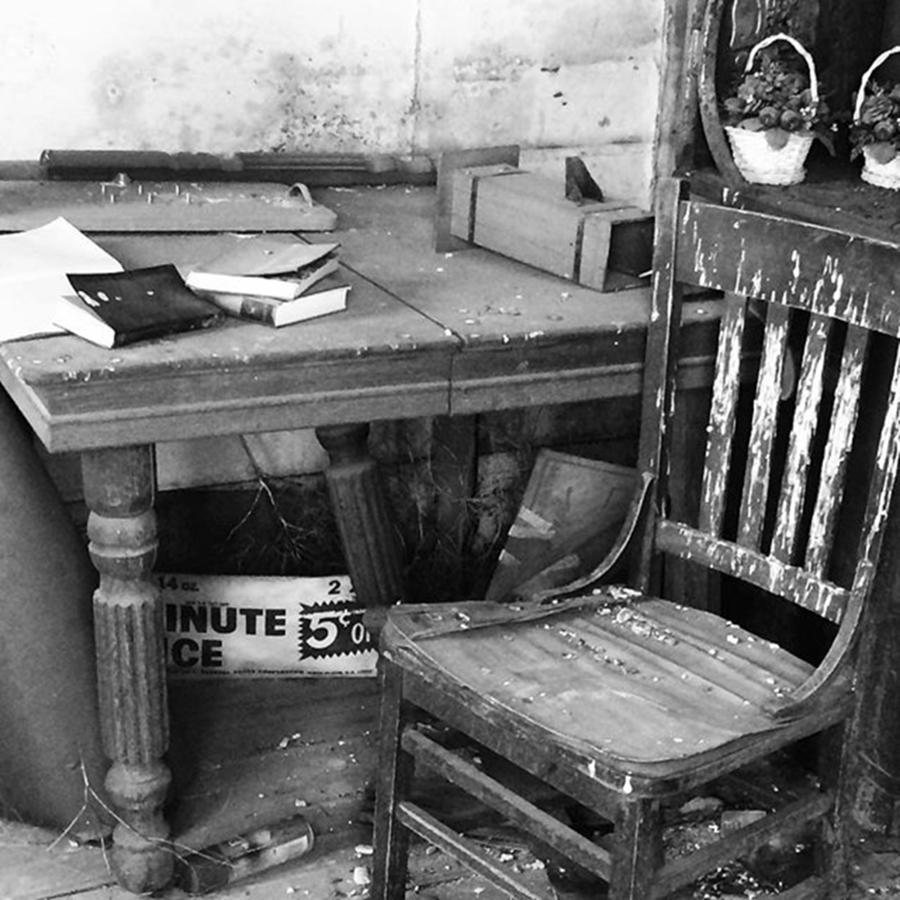 Book Photograph - Inside An Abandoned House. Gavon Wa by Char Dauterman