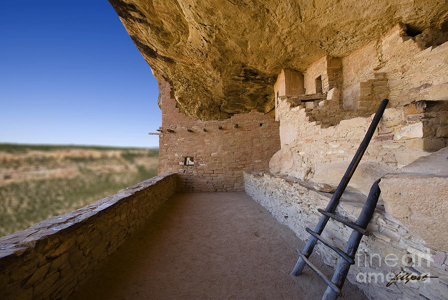 Cliff Dwelling Photograph - Inside Balcony House by Bon and Jim Fillpot