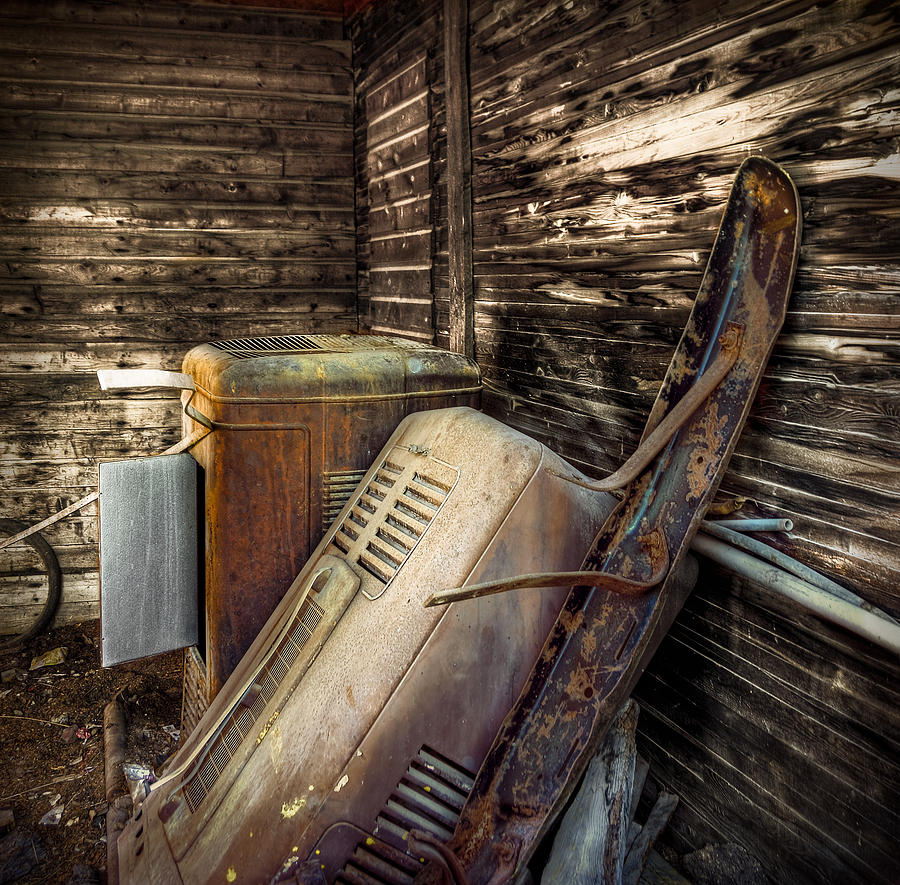 Barn Photograph - Inside Barn by Wayne Sherriff