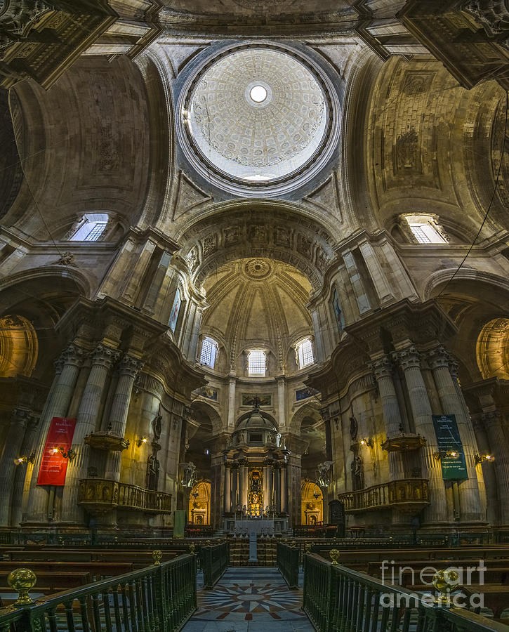 Inside Cadiz Cathedral Cadiz Spain Photograph by Pablo Avanzini