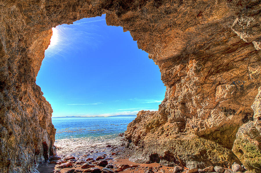 Inside California Sea Cave Photograph by R Scott Duncan