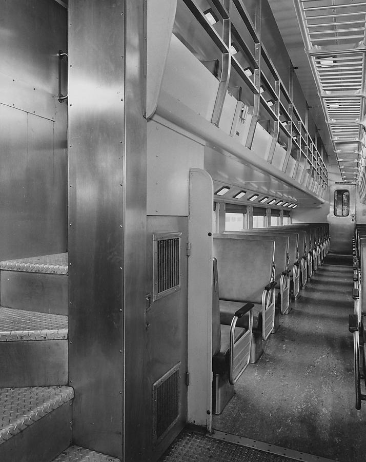 Inside Car #47 - 1959 Photograph by Chicago and North Western Historical Society