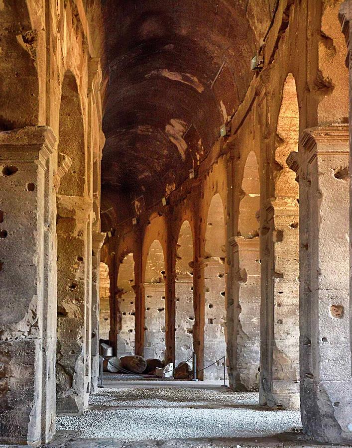 Inside Colosseum Italy Photograph by Coke Mattingly