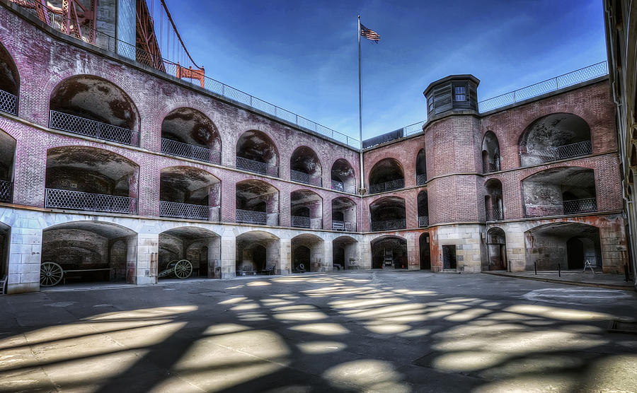 Inside Fort Point in Color - San Francisco Photograph by Jennifer Rondinelli Reilly - Fine Art Photography