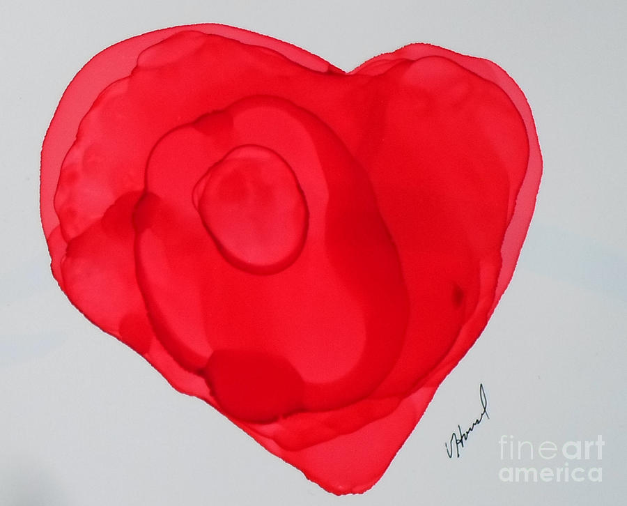 Inside My Heart 2 Painting by Vicki  Housel