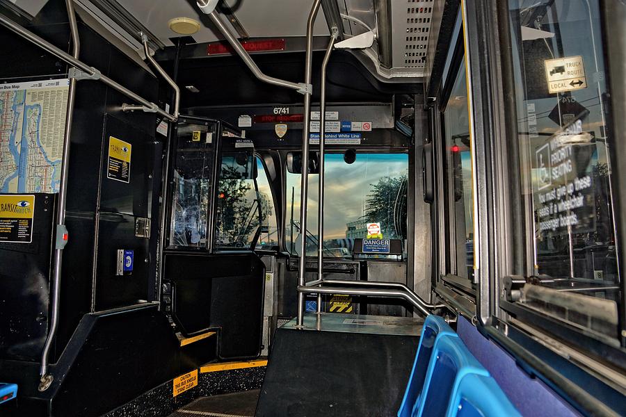 new york city bus inside