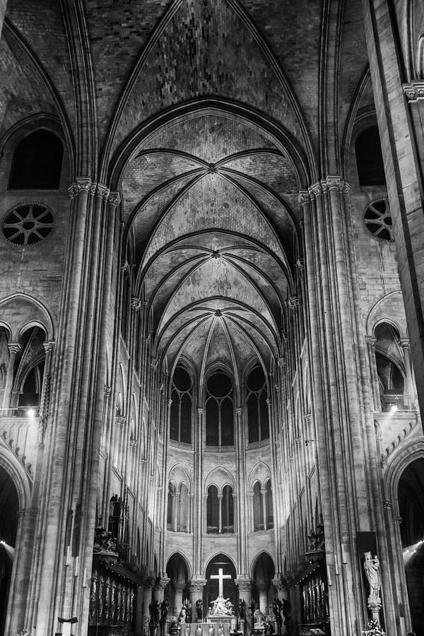Inside Notre Dame Cathedral Photograph by Bob Estremera