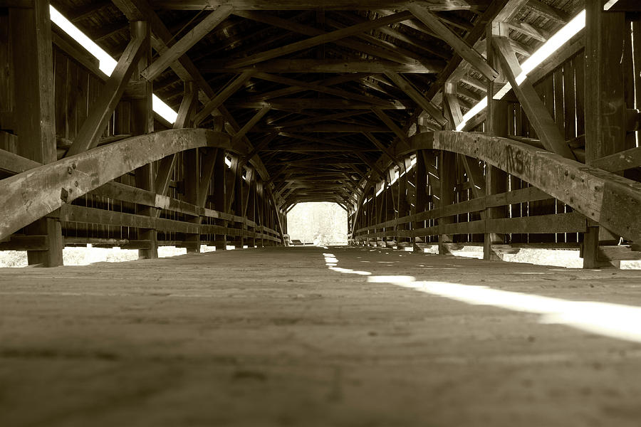 Inside Perrines Bridge Photograph by Jeff Severson