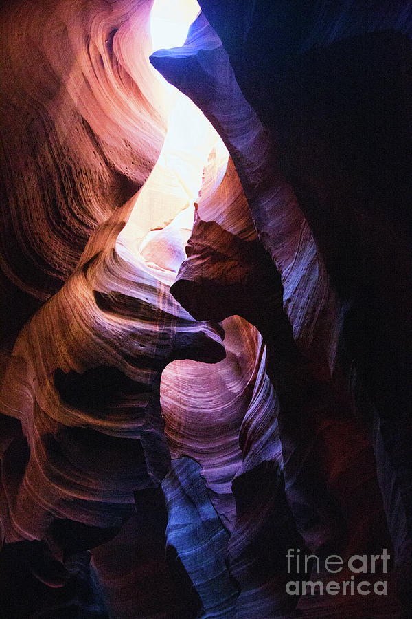 Inside Slot Canyon Antelope Photograph by Chuck Kuhn