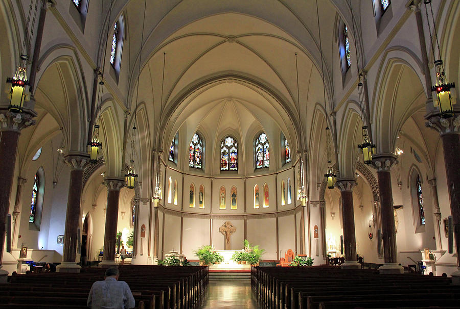 Inside St. Patricks Parish Photograph by Cora Wandel