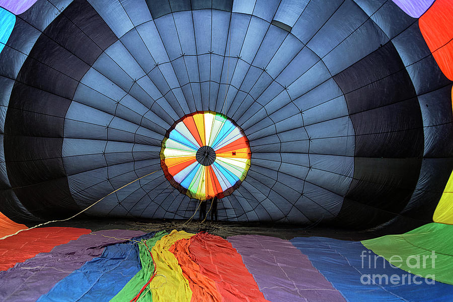 Hot Air Photograph - Inside The Balloon by Craig Leaper