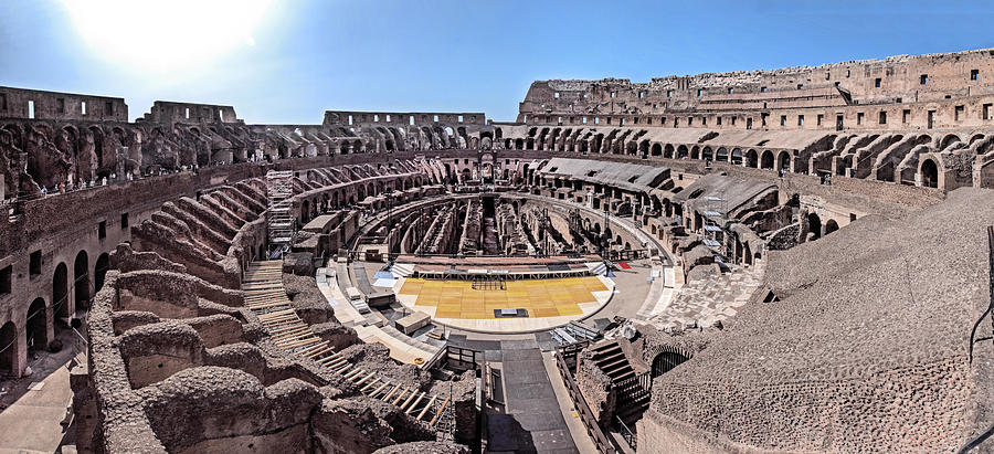 Inside The Colosseum Photograph by S Paul Sahm