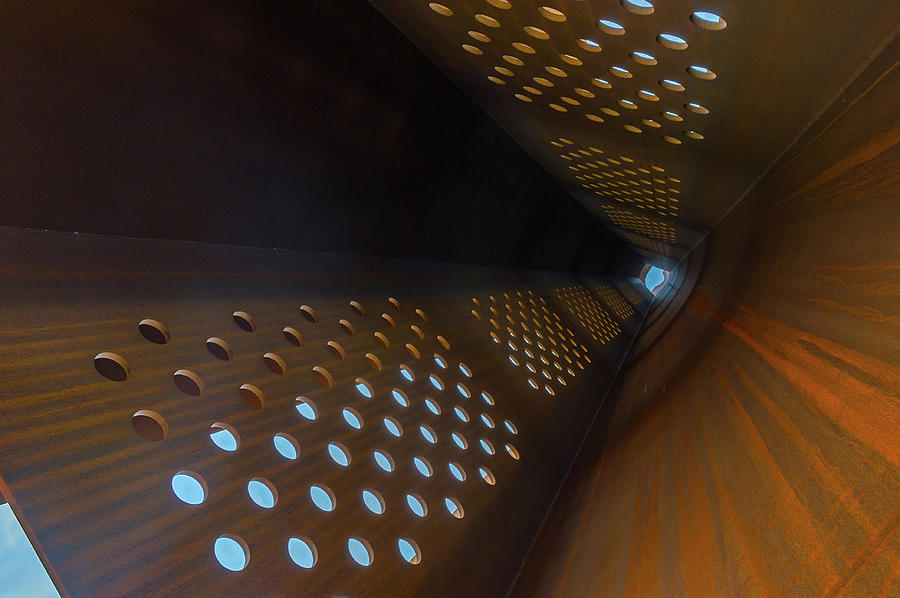 Inside the IBCC spire Photograph by Gary Eason