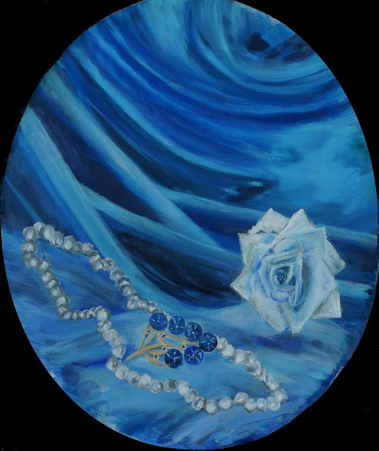 Inside the Jewerly Box Dark Painting by Deborah D Russo