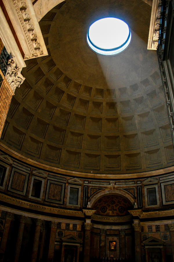 Inside the Pantheon Photograph by Rainer Kersten