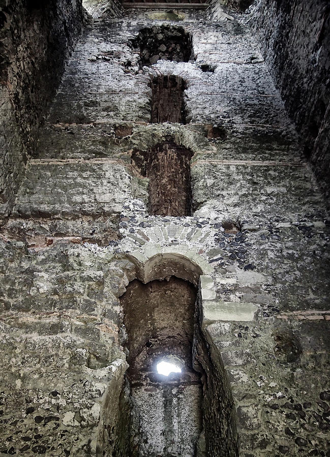 Inside the Roman Lighthouse - Dover Photograph by Philip Openshaw