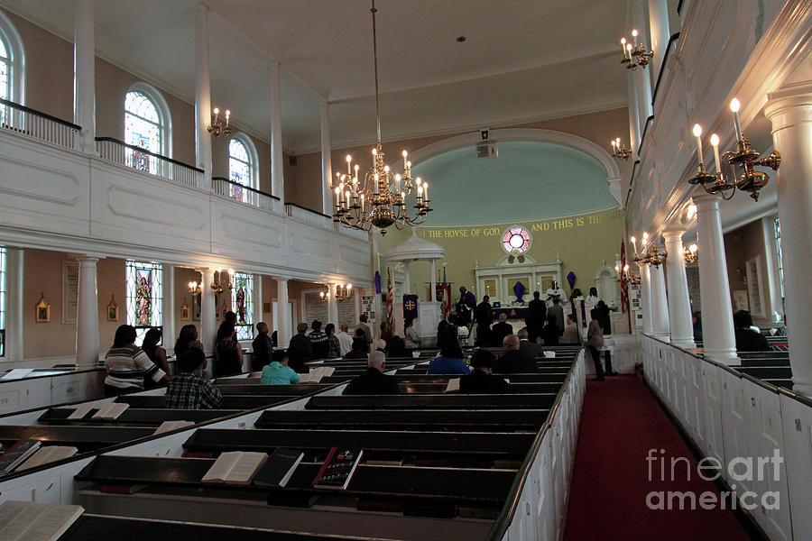Inside the S. Georges Church Episcopal Anglican Photograph by Steven Spak