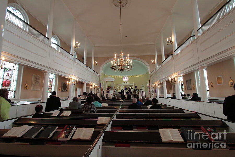 Inside the St. Georges Episcopal Anglican Church Photograph by Steven Spak