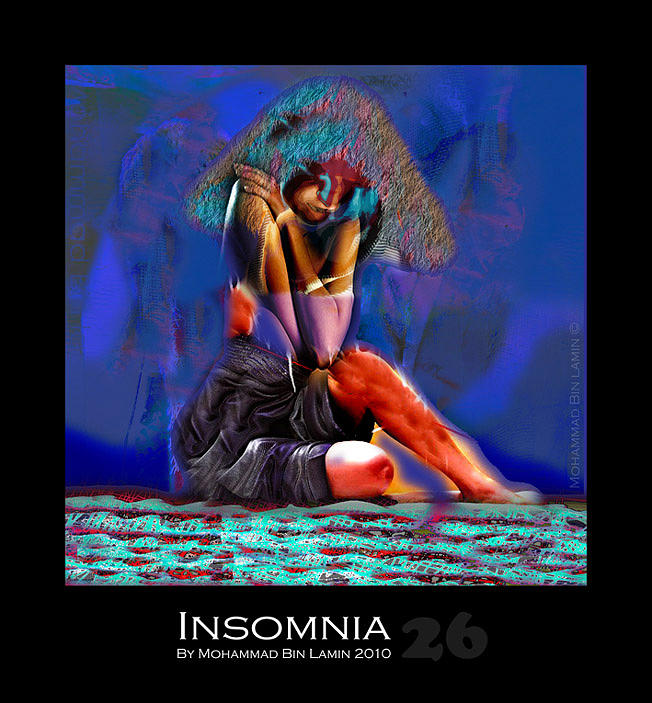 Abstract Painting - Insomnia 26 by MBL Binlamin