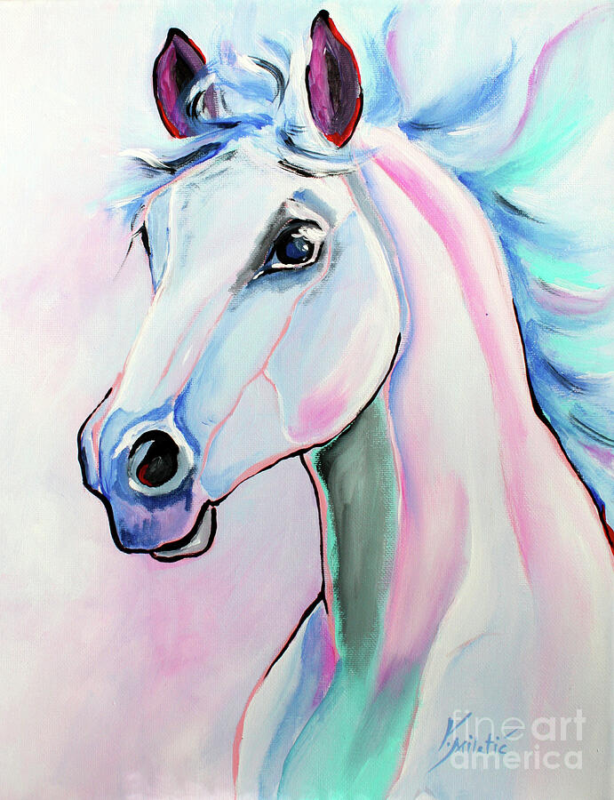 Inspiration - Horse Art By Valentina Miletic Painting