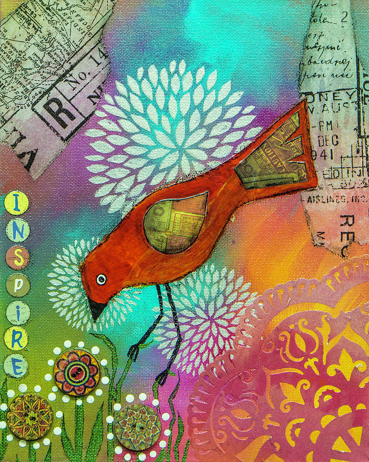 Inspire 2 Mixed Media by Wendy Provins