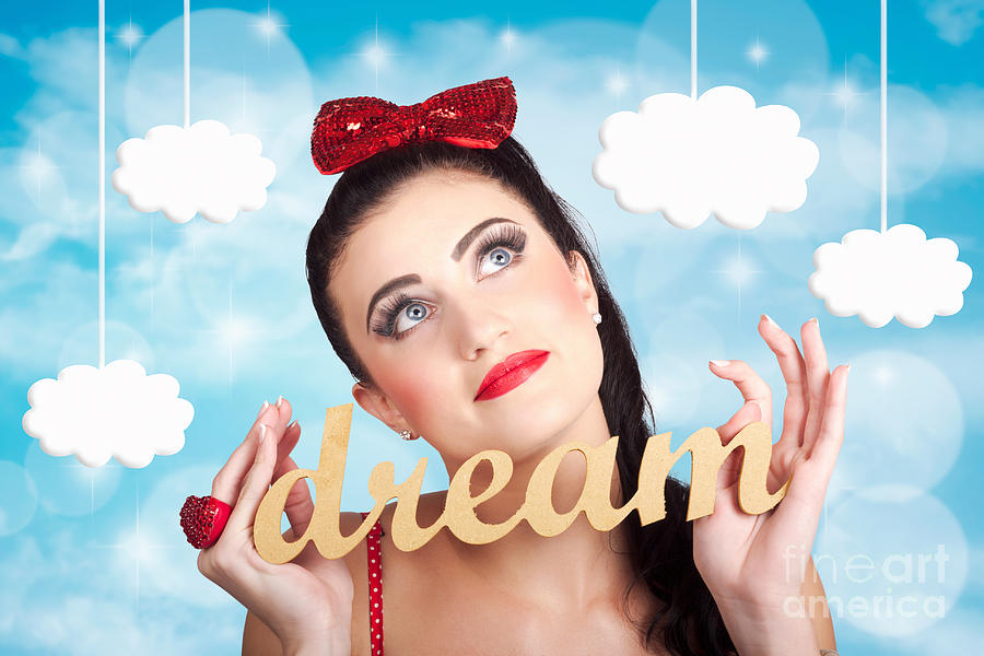 Inspire To Create. Pinup Your Dreams To The Sky Photograph
