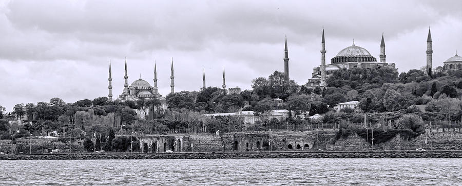 Black And White Photograph - Instanbul in Black and White by Phyllis Taylor
