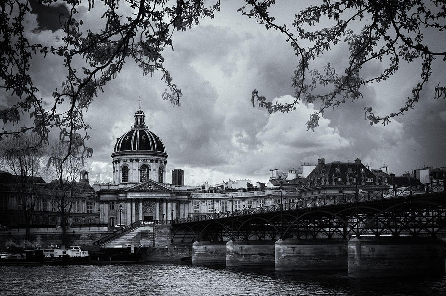 Paris Photograph - Institut de France and Pont des Arts, Paris by Dawn Black