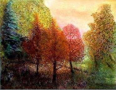 Trees Painting - Integration by Brian Higgins Trees Painting - Integration by Brian Higgins