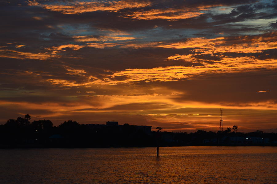 Intercoastal Sunset Photograph by Warren Thompson