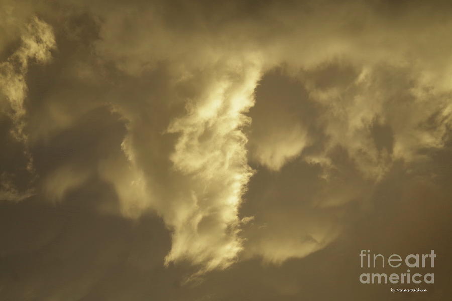Interesting cloud Photograph by Tannis Baldwin