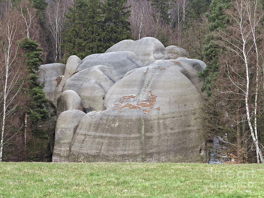Nature Photograph - Interesting rock formation - Elephant Rocks by Michal Boubin