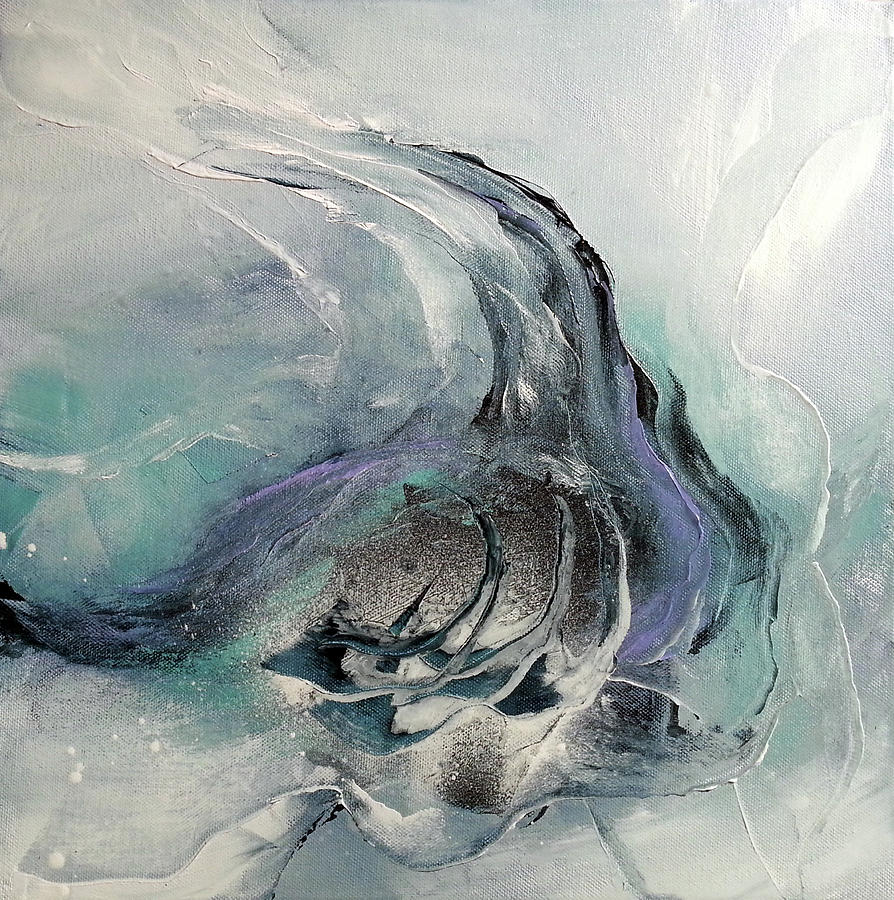 Sound of Waves Painting by Florentina Maria Popescu